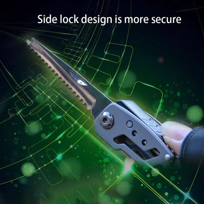 Portable Stainless Steel Multi-Tool Pliers for Camping