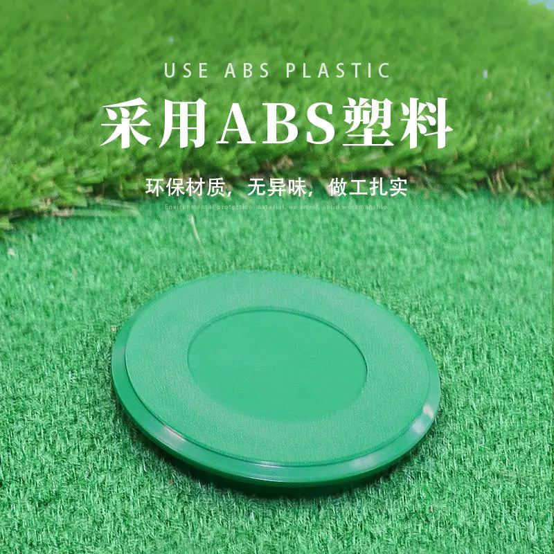 Golf Hole Cup Cover - Plastic ABS Green Hole Cap