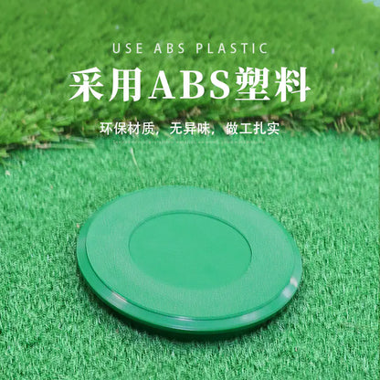 Golf Hole Cup Cover - Plastic ABS Green Hole Cap